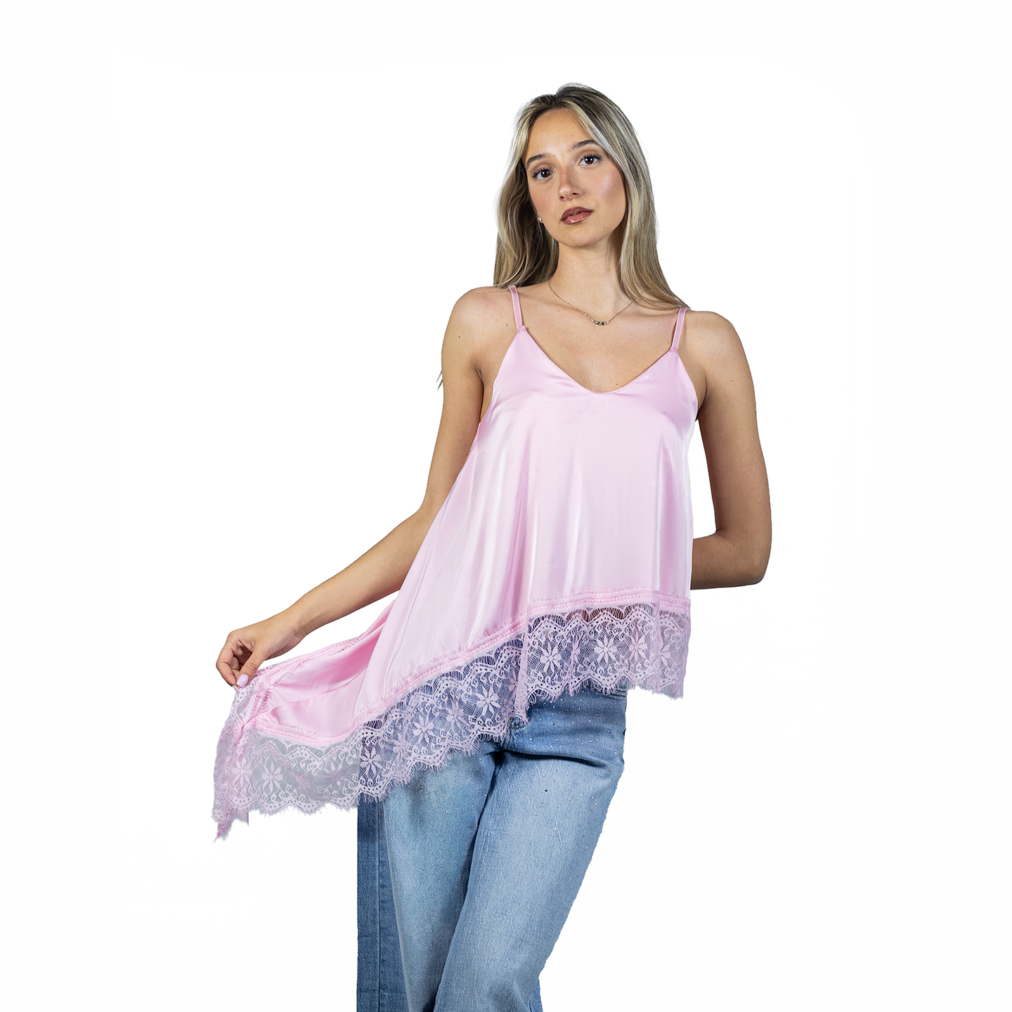 TOP NOIR LACE